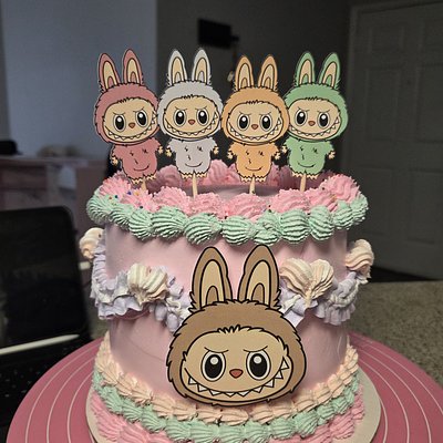 Labubu Cake (6"3 Layer) 