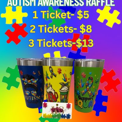 2 Tickets Autism Raffle