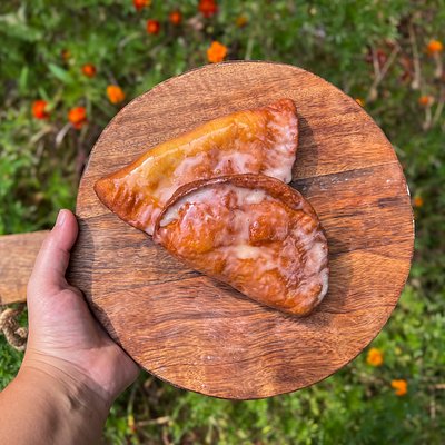 Fried Pumpkin Pie With Maple Drizzle