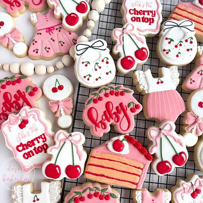 Cherry Baby Plaque (cutter+ SHIPPING) 