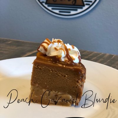 Peach Caramel Blondie