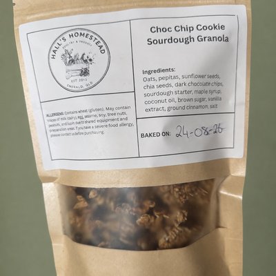 Choc Chip Cookie 🍪 Sourdough Granola 