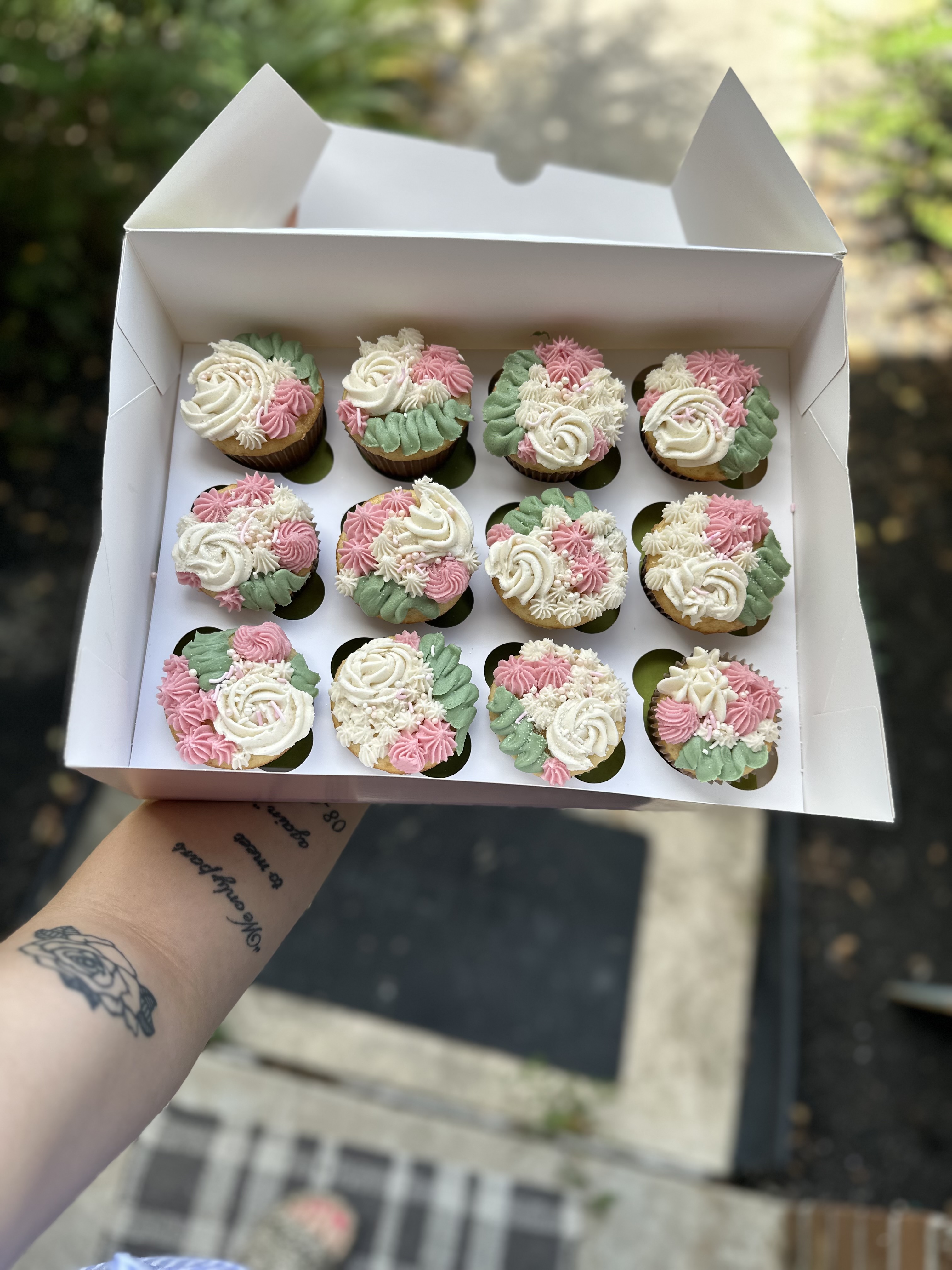 Mixed Designed Cupcakes 