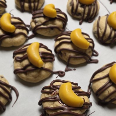 Chocolate Covered Banana Cookies