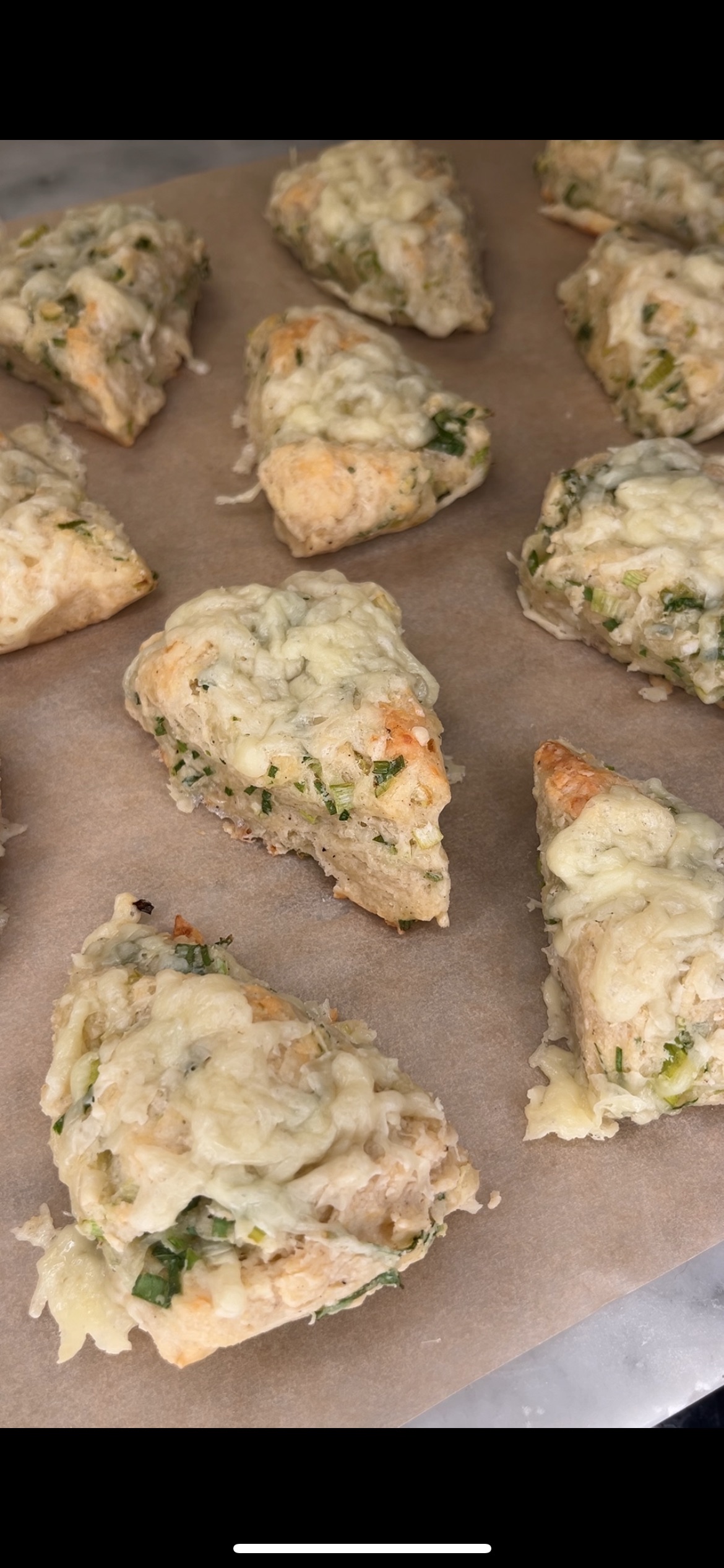 Sourdough Scones - Cheddar And Green Onion