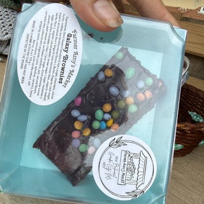 Galaxy brownies 