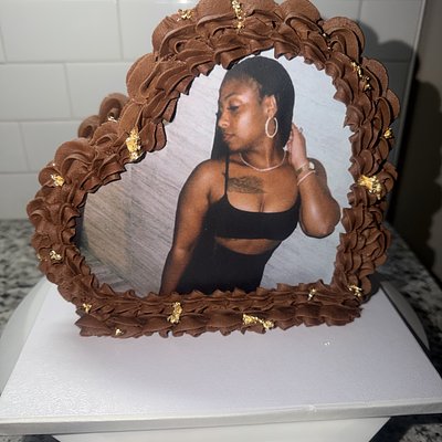 Heart On The Side Cake
