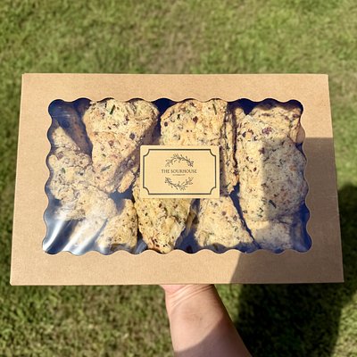 Morning Glory Sourdough Scones 