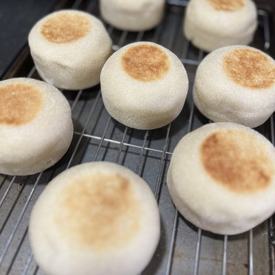 Sourdough English Muffins