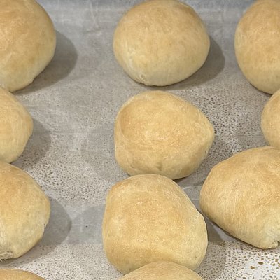 Dozen Pre Baked Sourdough Rolls 