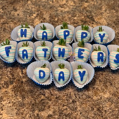 Chocolate Covered Strawberries With Wording
