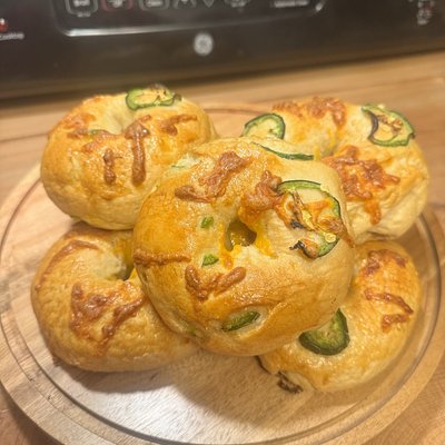 Jalapeno Cheddar Bagels 7pk 