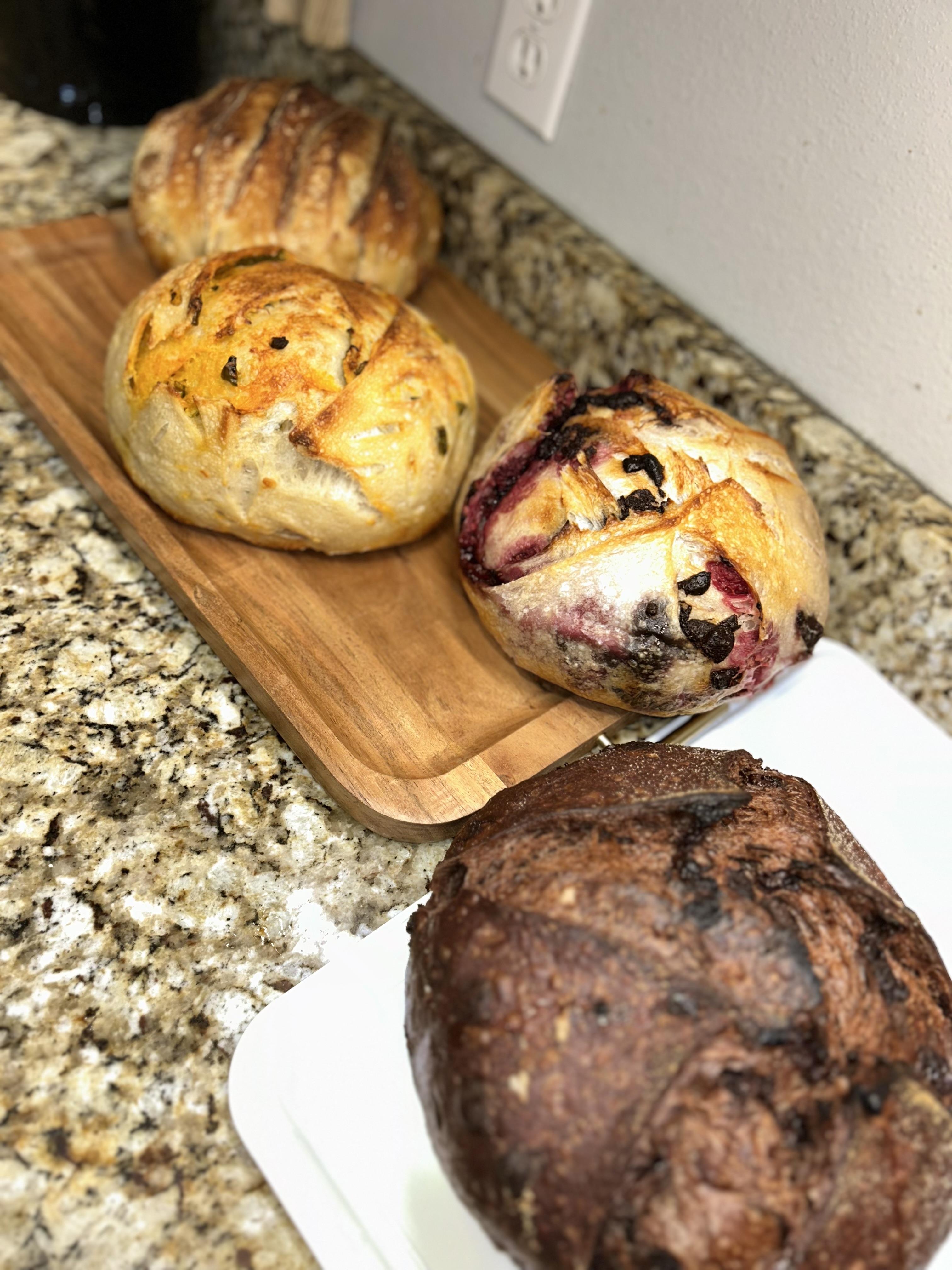 Dark Chocolate Raspberry Sourdough