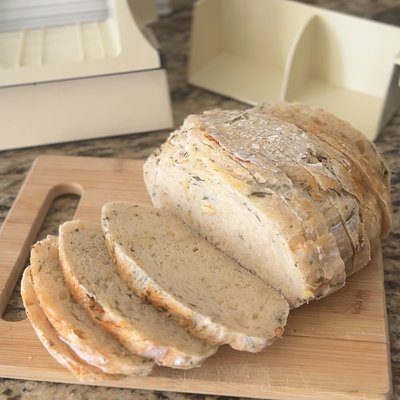 Roasted Garlic & Herb Sourdough