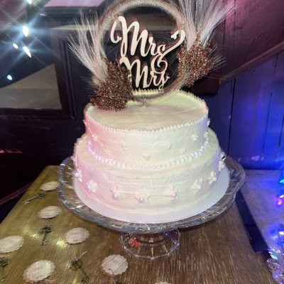 Two Tier Custom Cake 