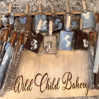 Chocolate Covered Rice Krispy Treats (Dozen)