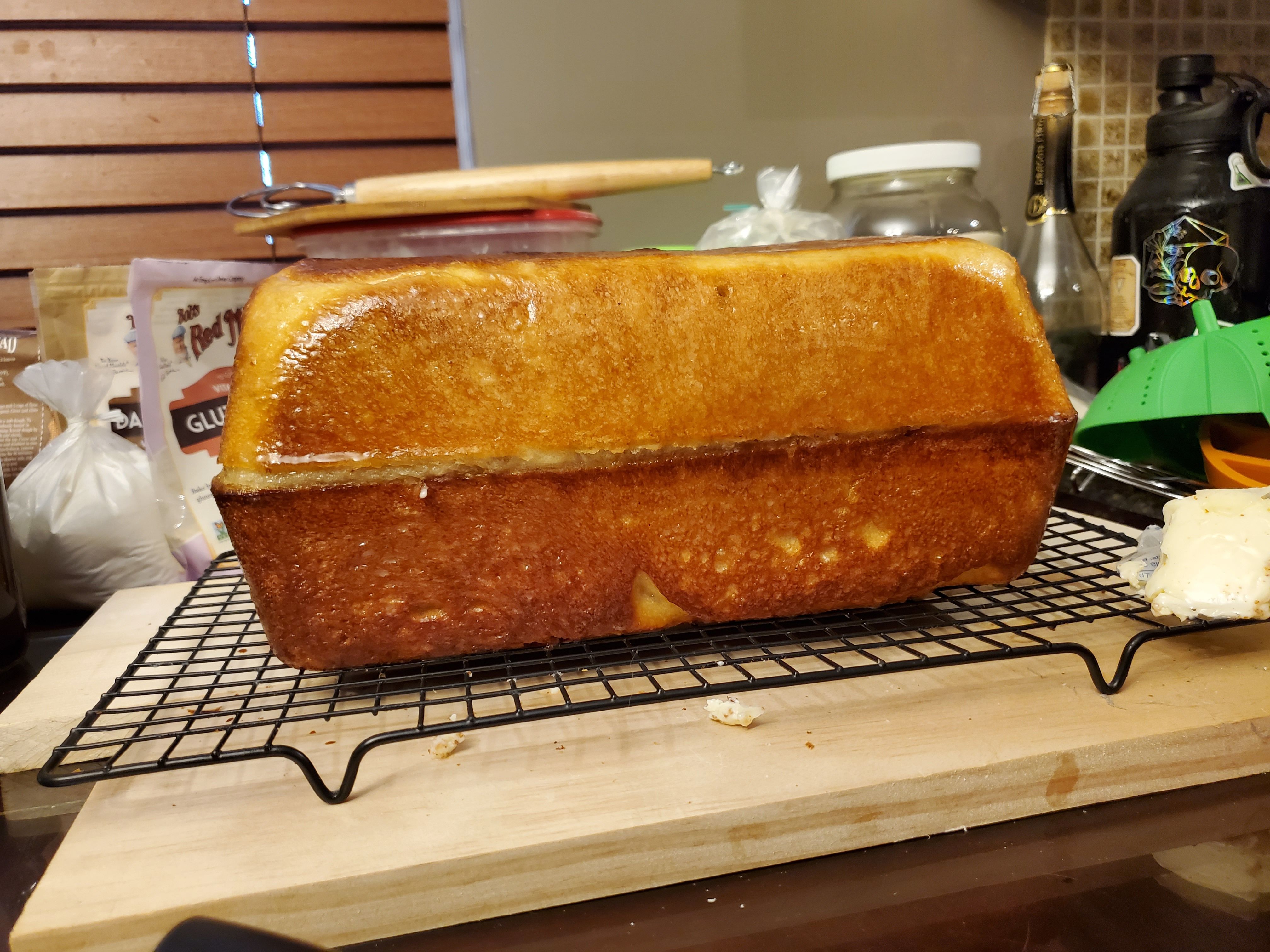 Sourdough Sandwich Half Loaf (White)(~4"x7")