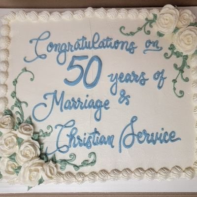 Full Sheet Cake (75-90 Servings) 