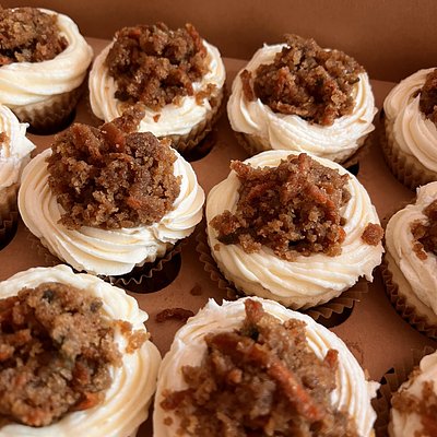 The B.E.Z.T Carrot Cake Cheesecake Cupcakes - Dozen