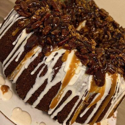 Pecan Crunchy Pound Cake