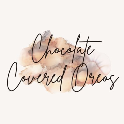 Chocolate Covered Oreos