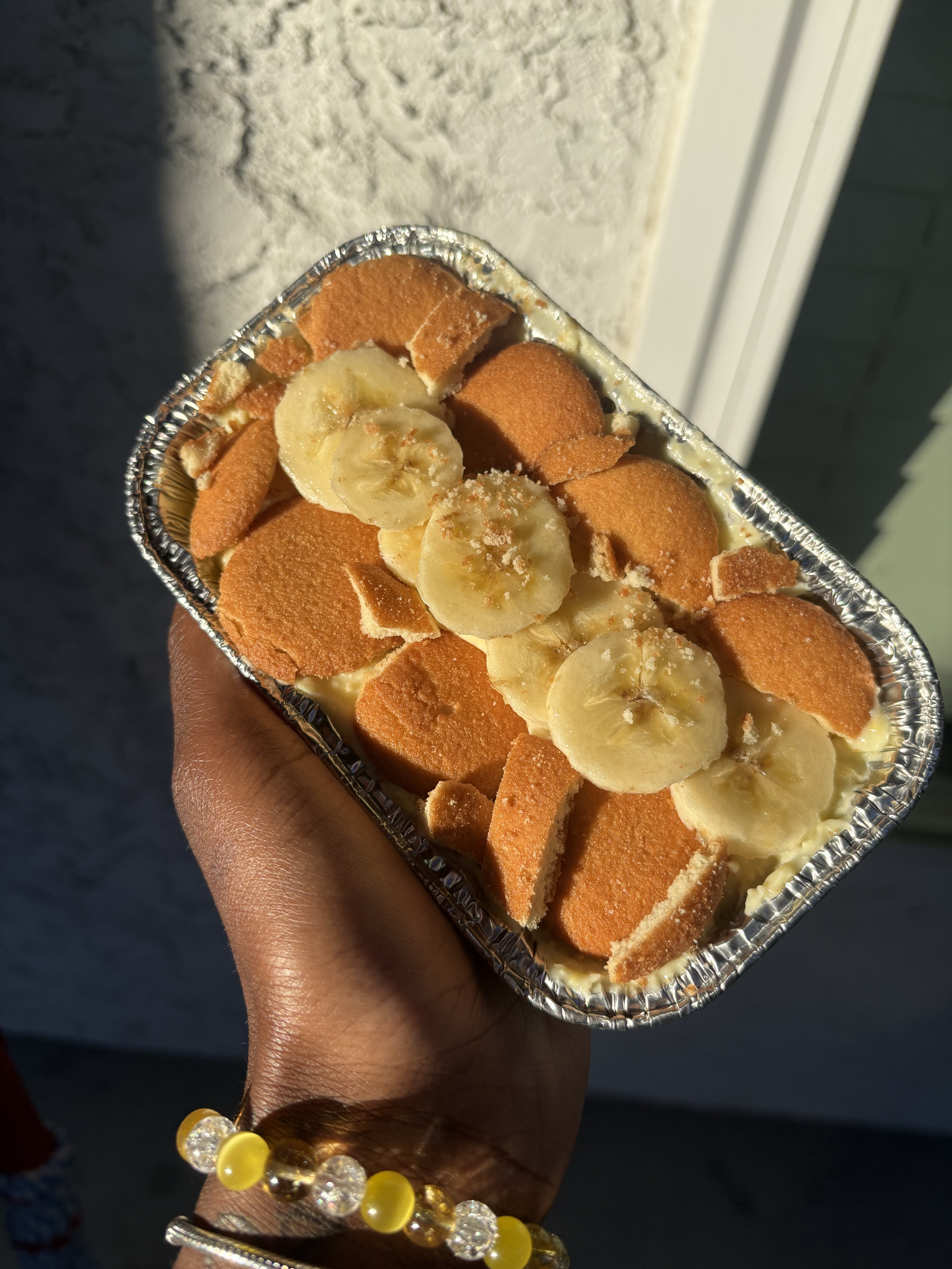 Small Pan Of Banana Pudding 🍌