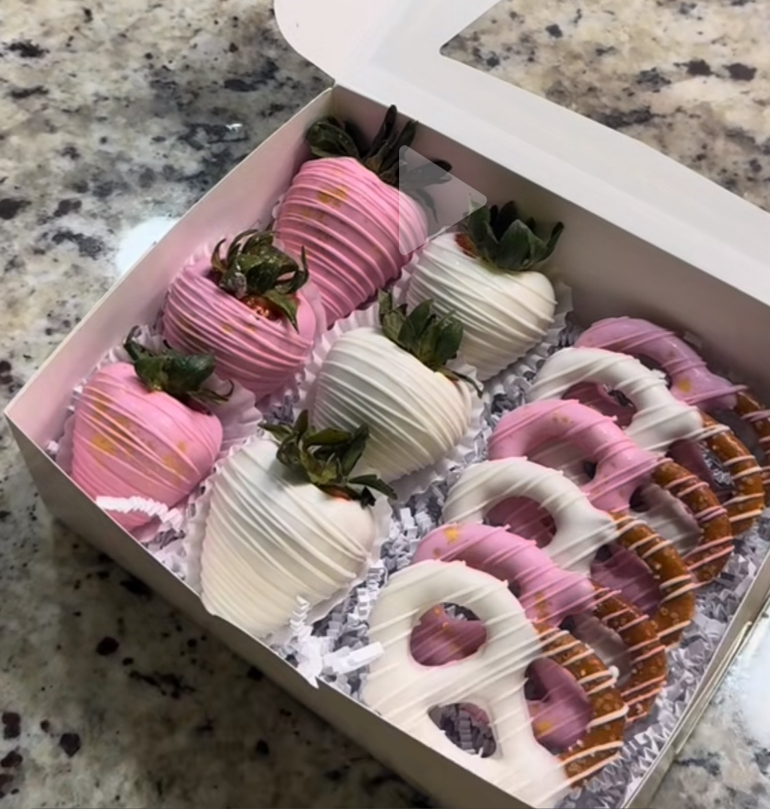 1/2 Dozen Of Berries And Pretzels 