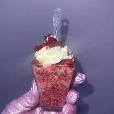 Red Velvet Tres Leches Shooters 