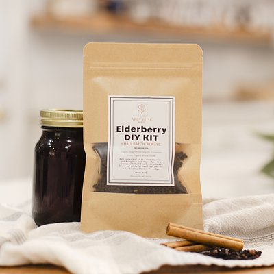 Organic Elderberry Syrup Kit 32oz 