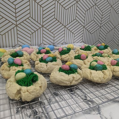 Easter Nest Cookies 