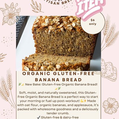 Banana Bread  Gluten Free And Vegan 