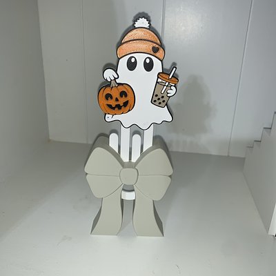 Ghost With Hat - Jumbo Paperclip