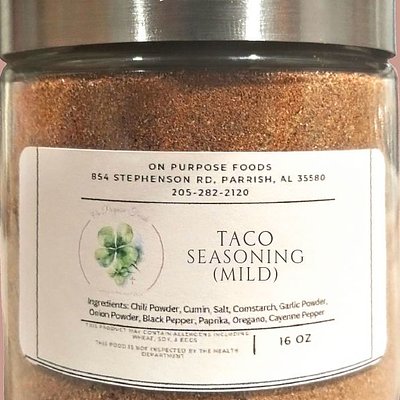 Mild Taco Seasoning (16 Oz Jar)