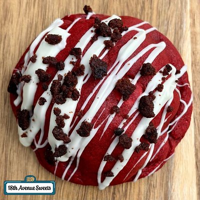 Red Velvet Brownie Stuffed Cookies (per dozen)