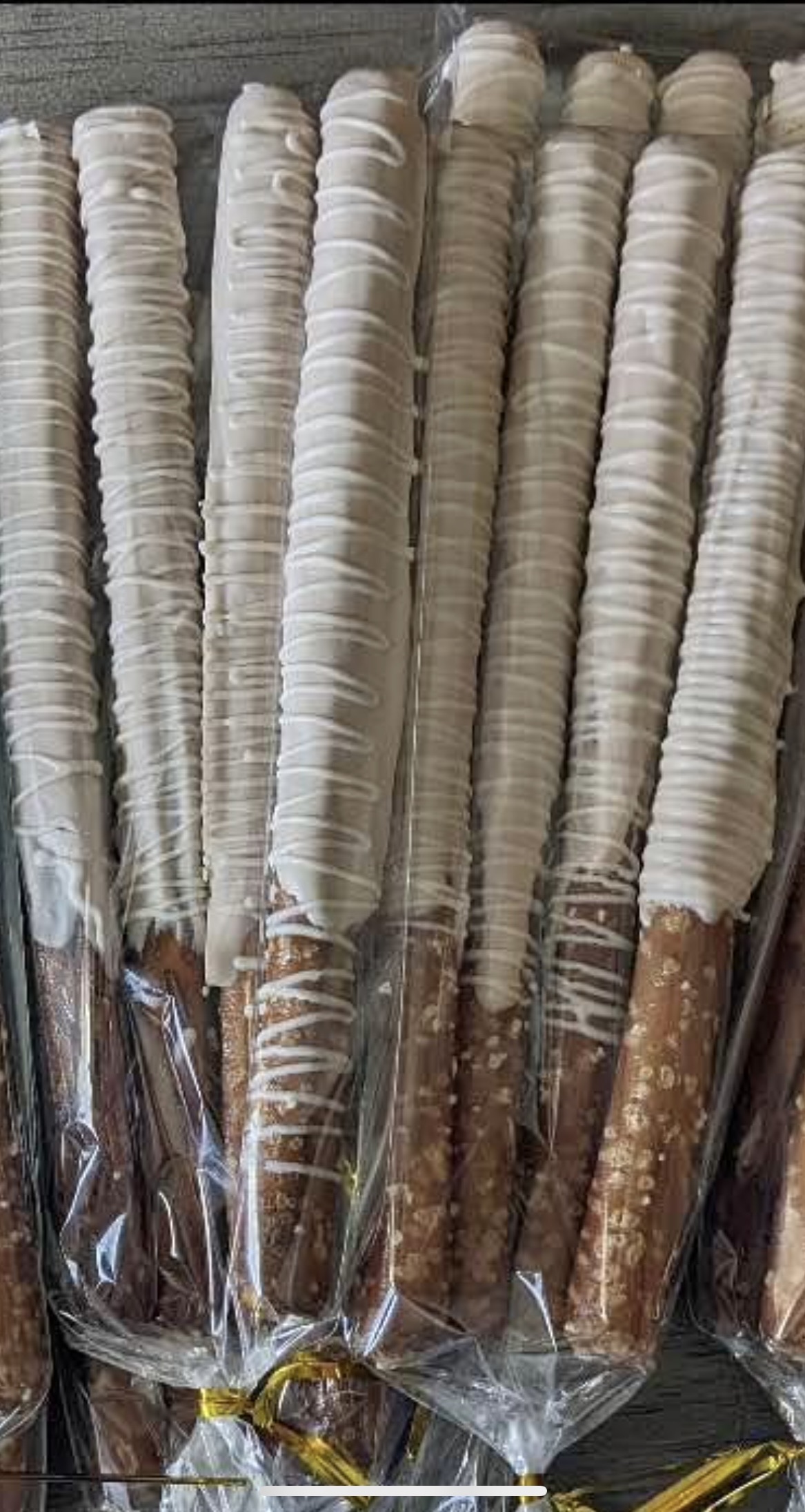 White Chocolate Pretzels 