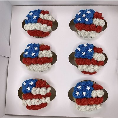 4th Of July Cupcakes 