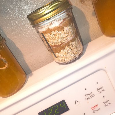 Dry Oatmeal Jars 