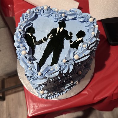 Lambeth Heart Cake