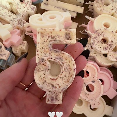 Simple Design birthday # Candle 