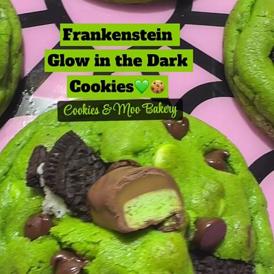 Frankenstein Glow In The Dark Cookies (4+ Oz)
