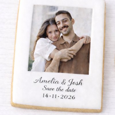 12 Custom ‘Polaroid’ Style Sugar Cookies