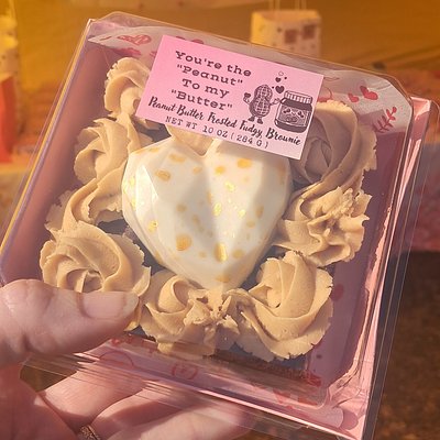 Peanut Butter Frosted Brownie