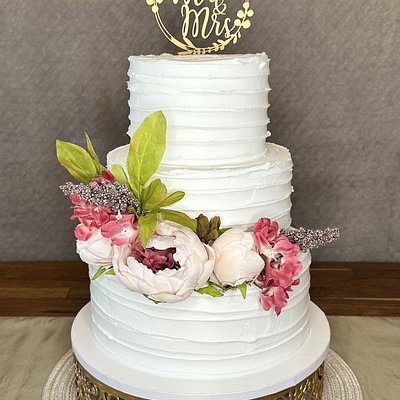 3 Tier 6”/8”/10” Custom Cake Serves 60-65 