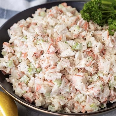 Crab Salad Small Tray (1/4 Sheet)