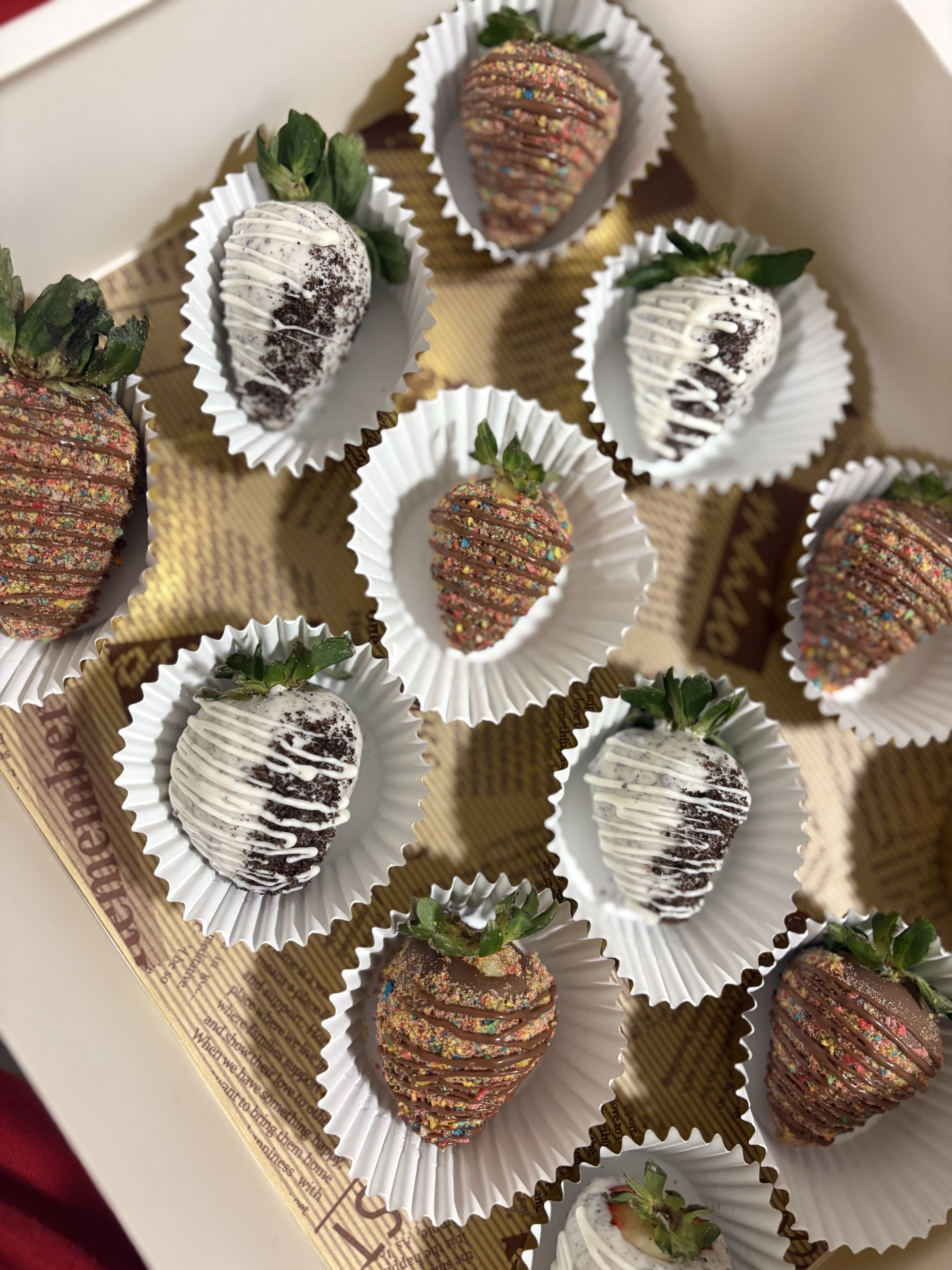 Dozen Chocolate covered strawberries 