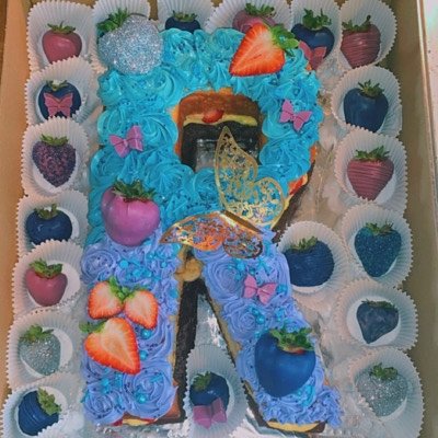 Single Letter/Number Cake 
