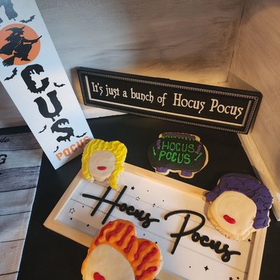 Hocus Pocus Inspired Cookie Set (6 Cookie Set)