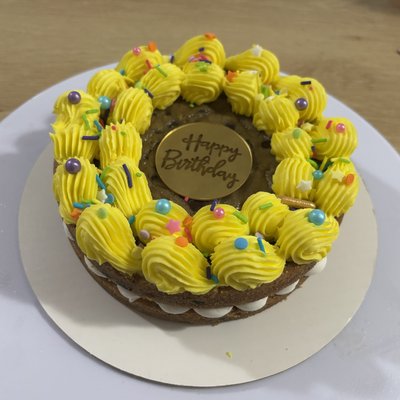DOUBLE LAYER COOKIE CAKE