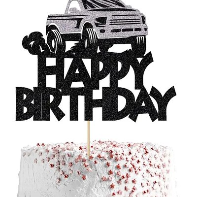 Truck Happy Birthday Topper