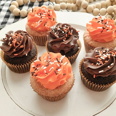 Sprinkle + Swirl Cupcakes